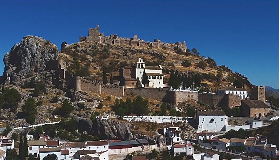 Moclín desde el aire